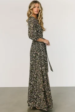 Baltic Born Rebecca Maxi Dress | Black Floral