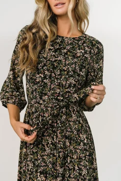 Baltic Born Rebecca Maxi Dress | Black Floral