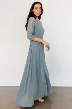 Baltic Born Rebecca Maxi Dress | Dusty Blue