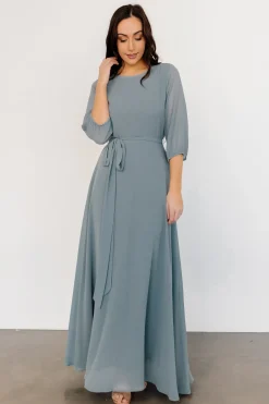 Baltic Born Rebecca Maxi Dress | Dusty Blue