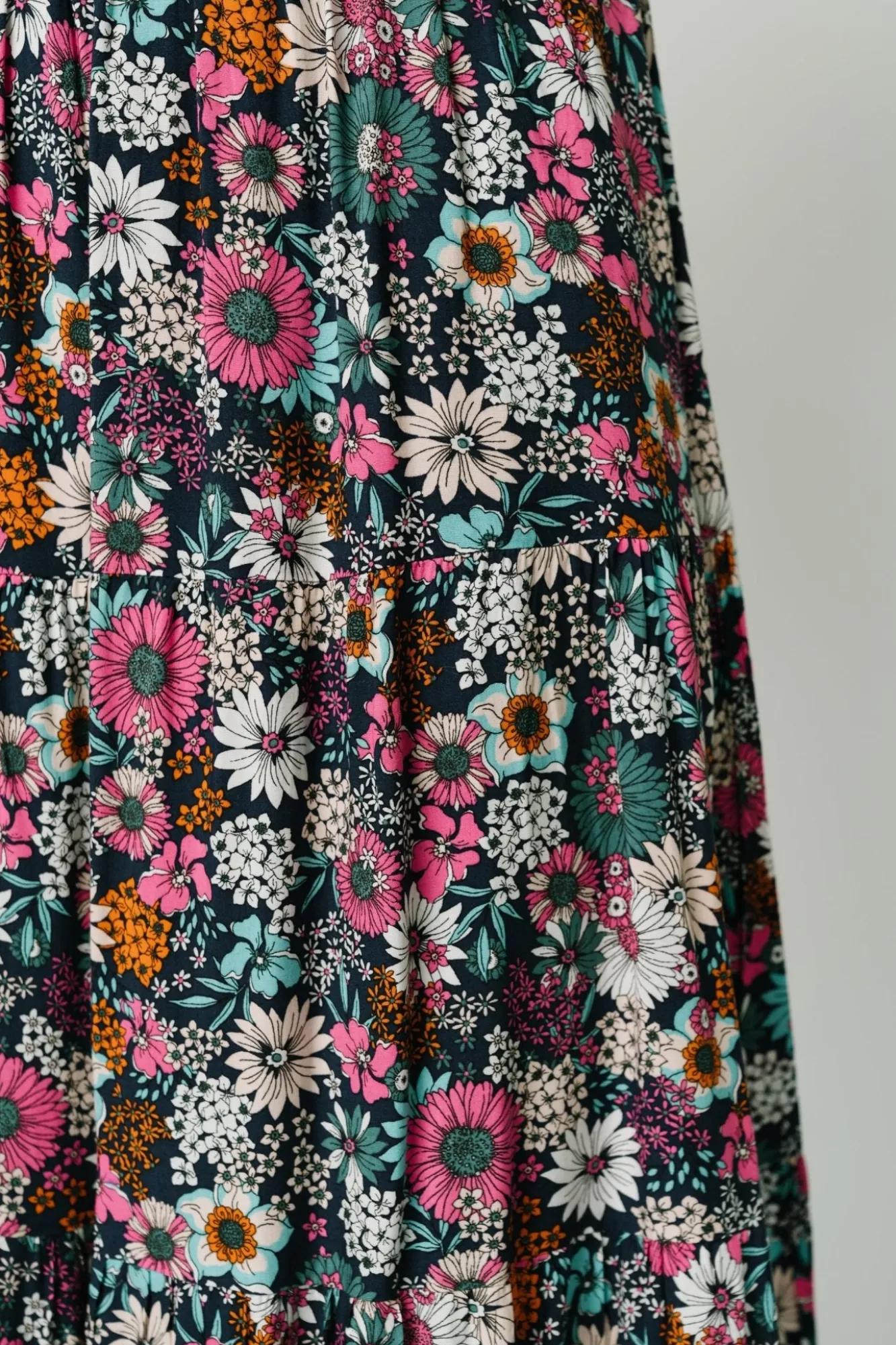 Baltic Born Reilly Maxi Skirt | Navy Flower Print