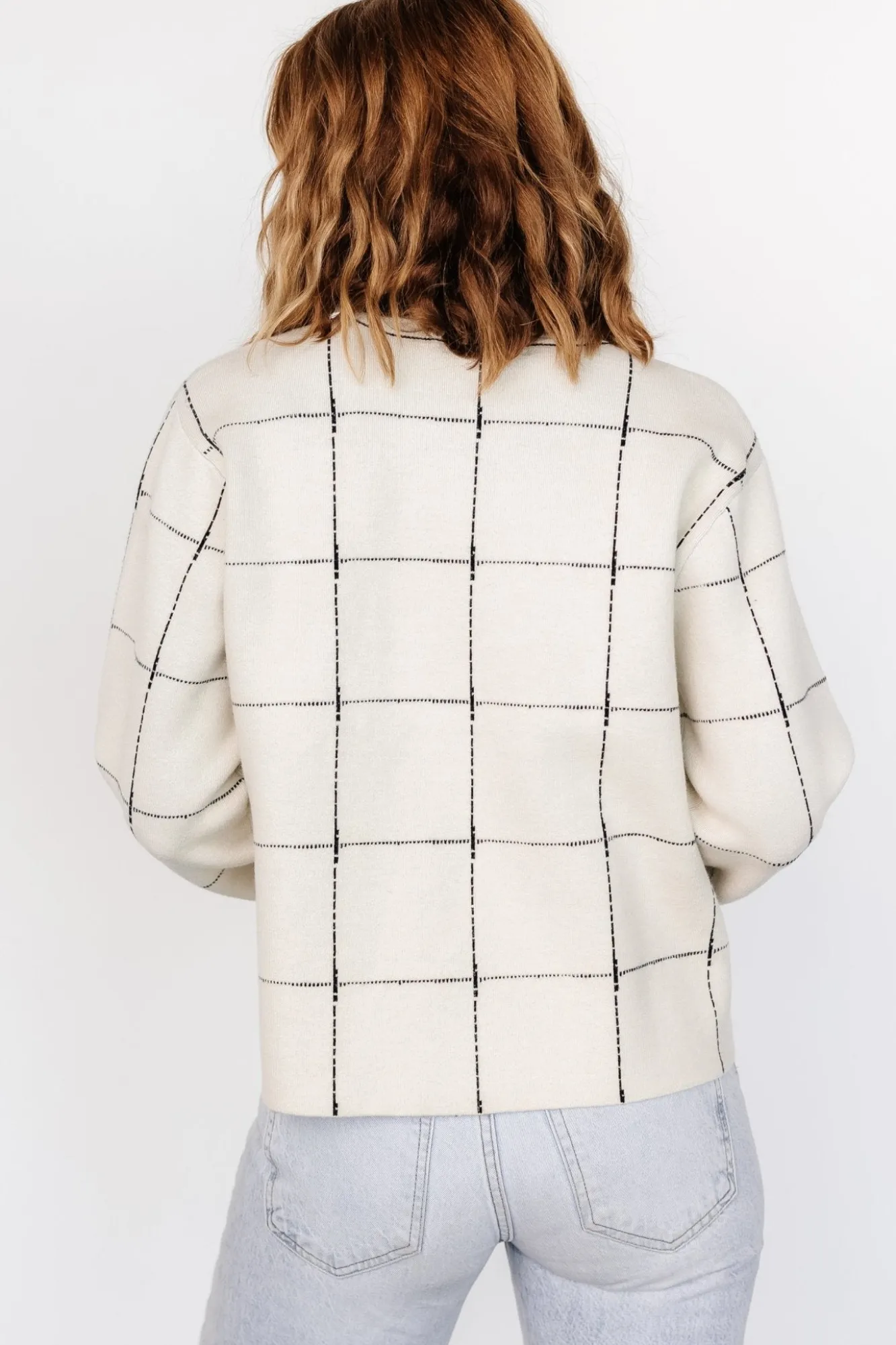 Baltic Born Remington Sweater | Ivory + Black