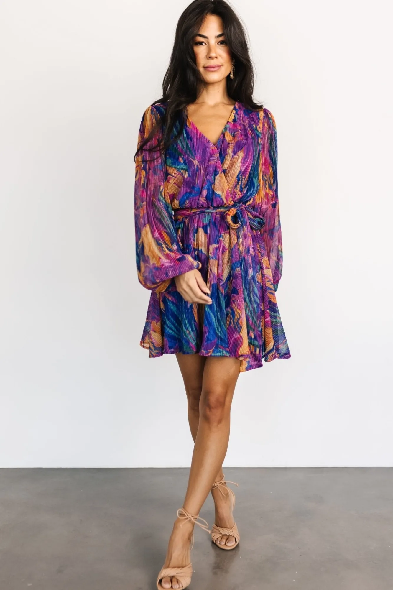 Baltic Born Rev Mini Dress | Blue Multi