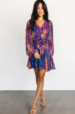 Baltic Born Rev Mini Dress | Blue Multi