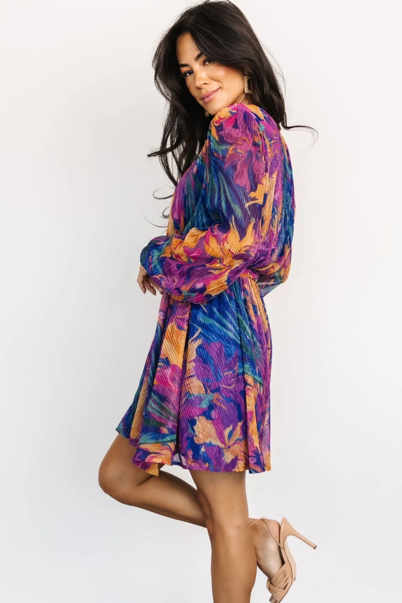 Baltic Born Rev Mini Dress | Blue Multi