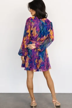 Baltic Born Rev Mini Dress | Blue Multi