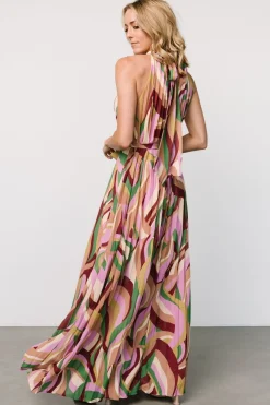 Baltic Born Rita Maxi Dress | Green Multi Print