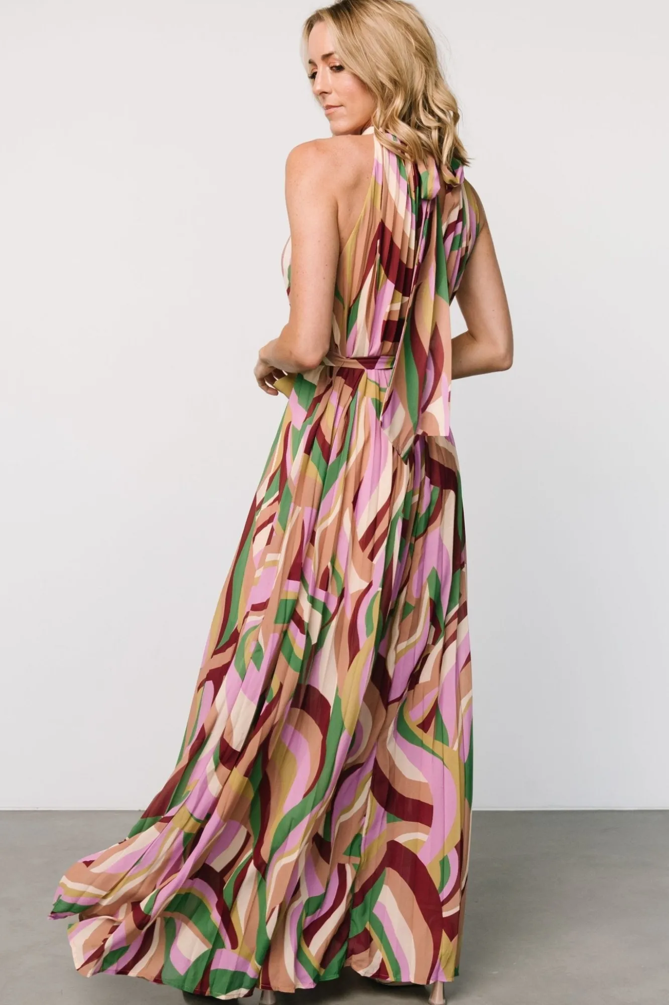 Baltic Born Rita Maxi Dress | Green Multi Print