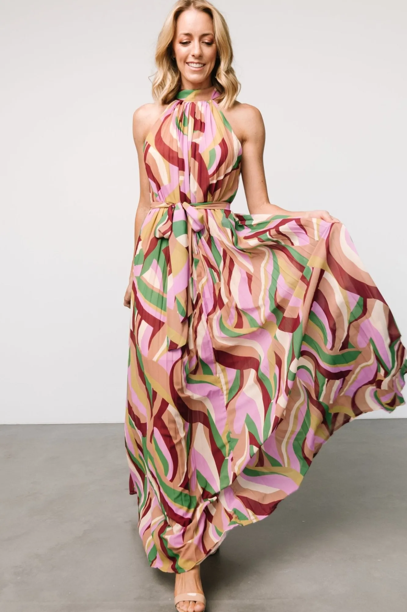 Baltic Born Rita Maxi Dress | Green Multi Print