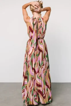 Baltic Born Rita Maxi Dress | Green Multi Print