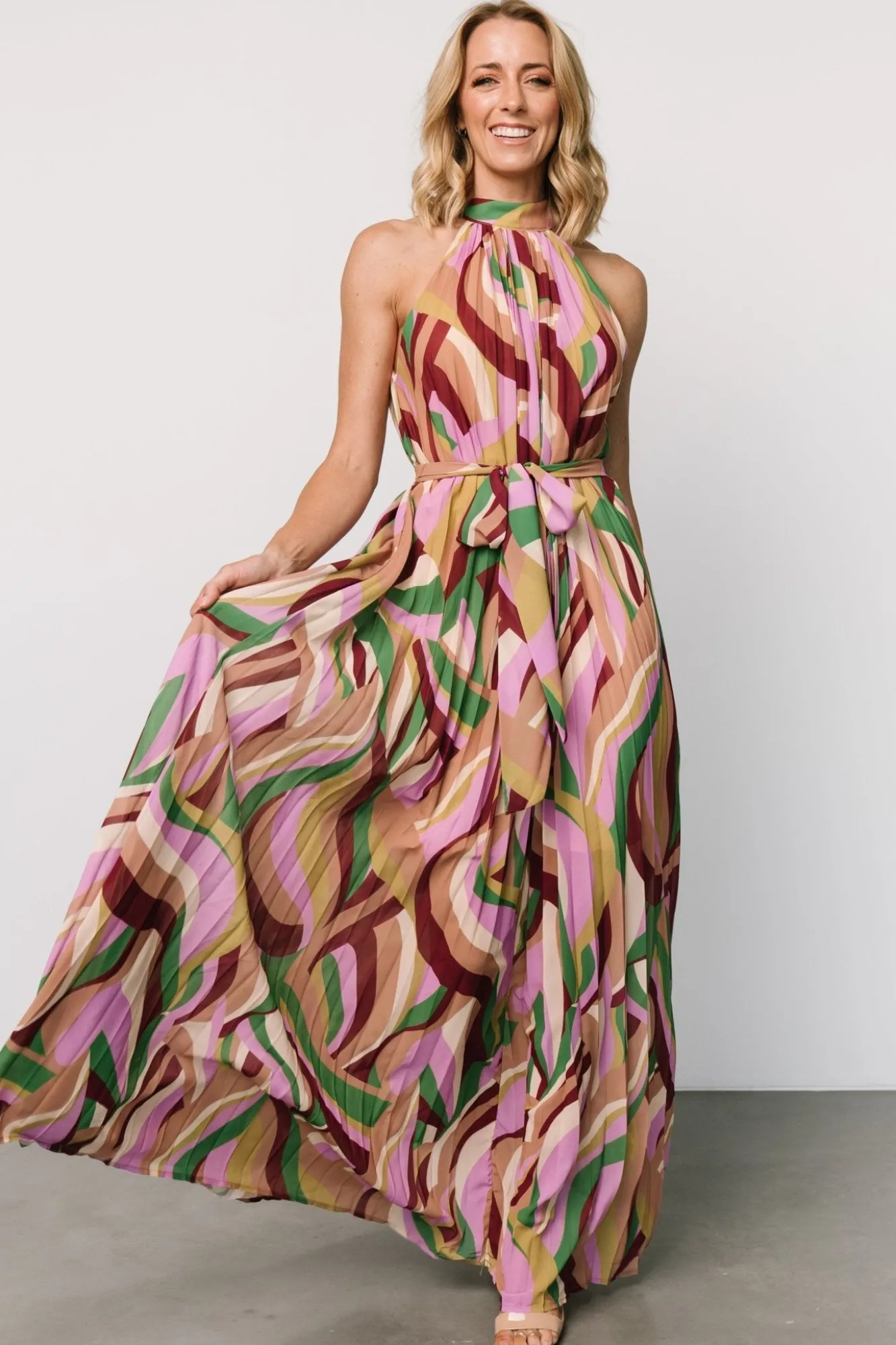 Baltic Born Rita Maxi Dress | Green Multi Print
