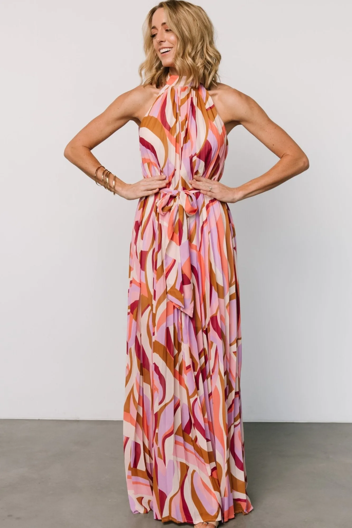 Baltic Born Rita Maxi Dress | Lavender Multi Print