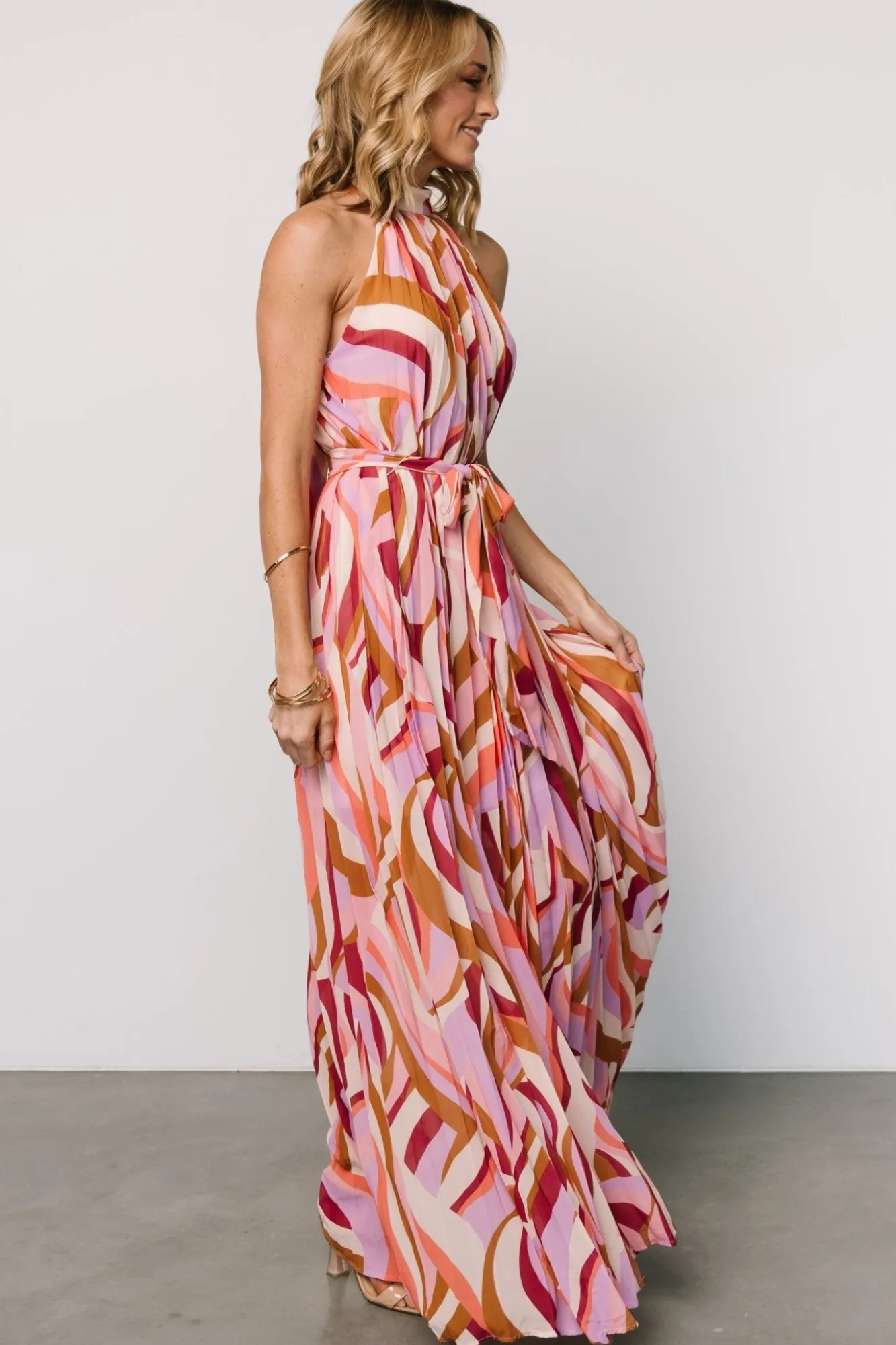 Baltic Born Rita Maxi Dress | Lavender Multi Print