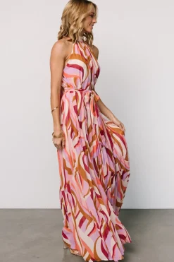 Baltic Born Rita Maxi Dress | Lavender Multi Print