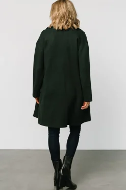 Baltic Born Roland Long Jacket | Dark Green