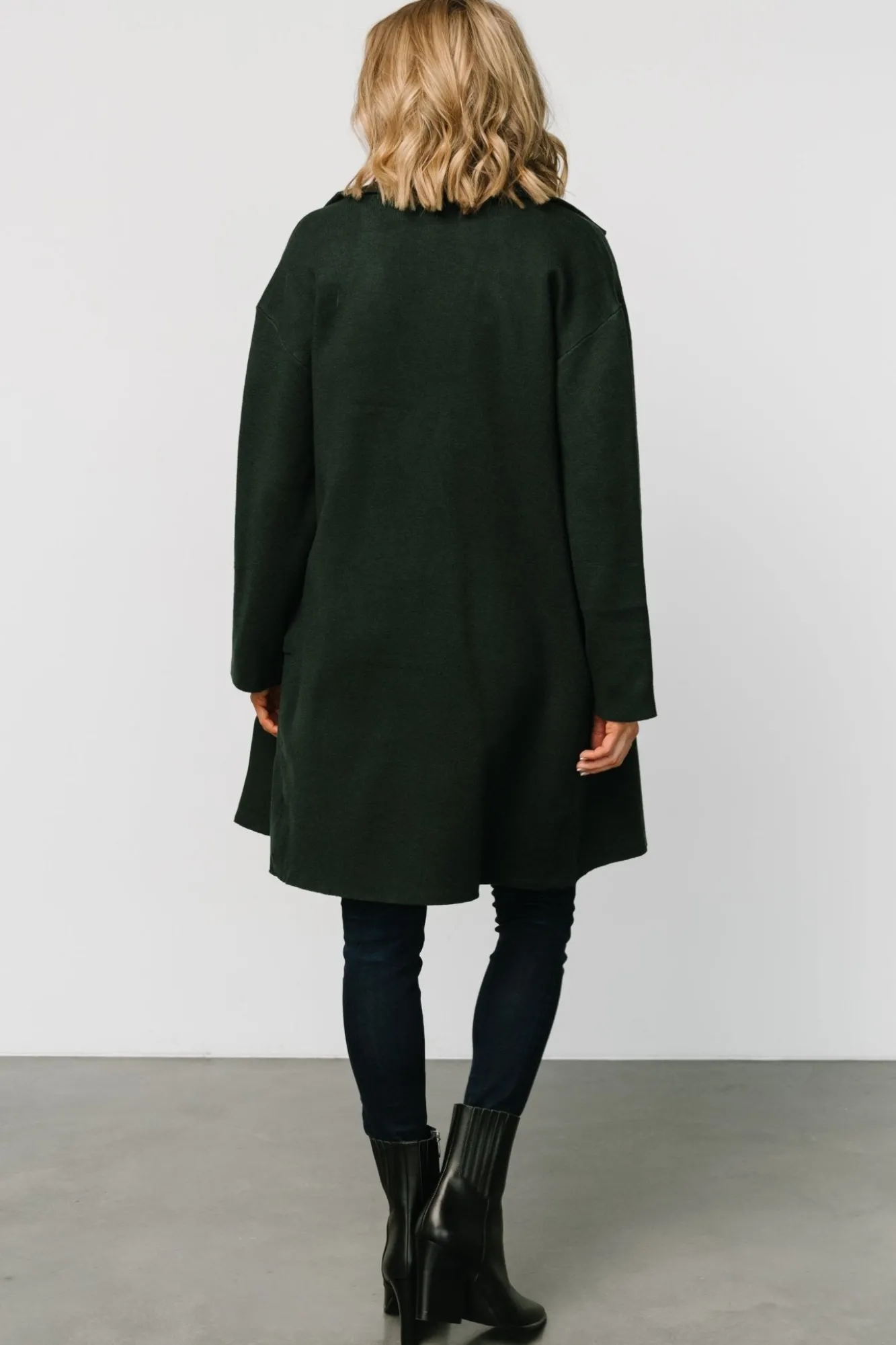 Baltic Born Roland Long Jacket | Dark Green