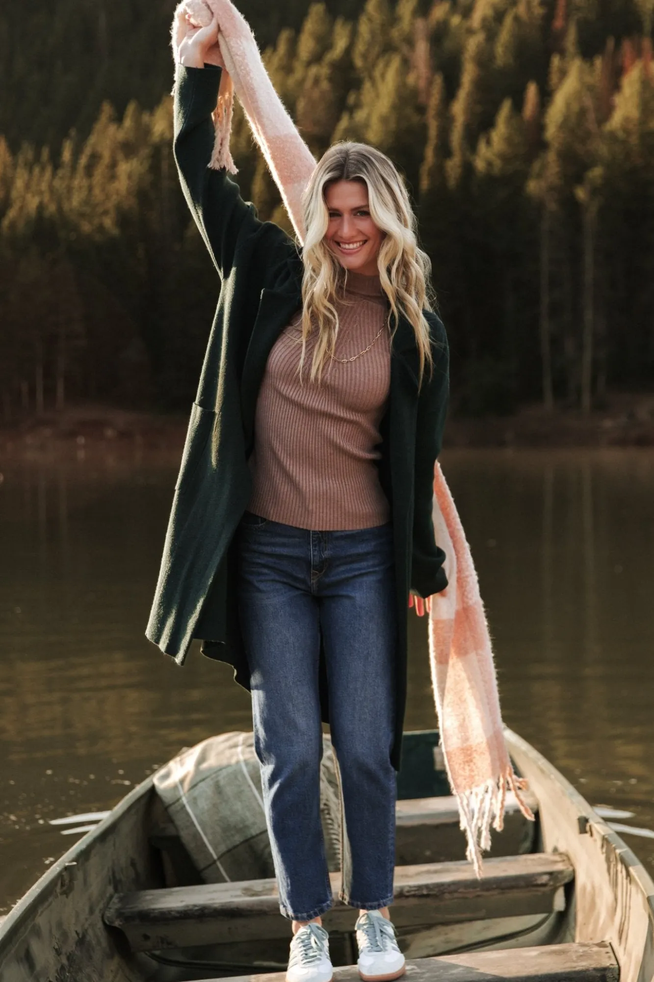 Baltic Born Roland Long Jacket | Dark Green