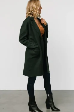 Baltic Born Roland Long Jacket | Dark Green