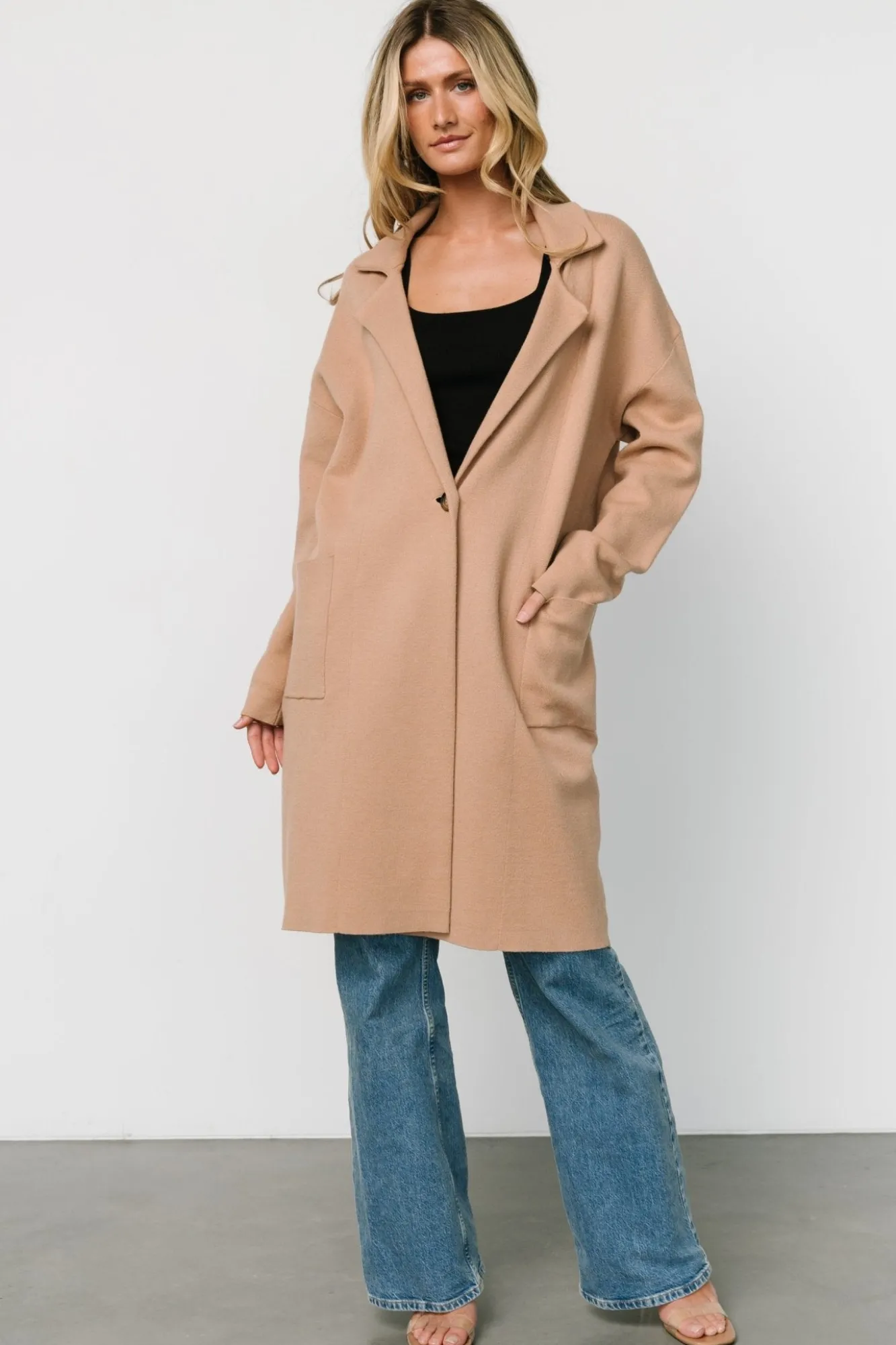 Baltic Born Roland Long Jacket | Light Camel