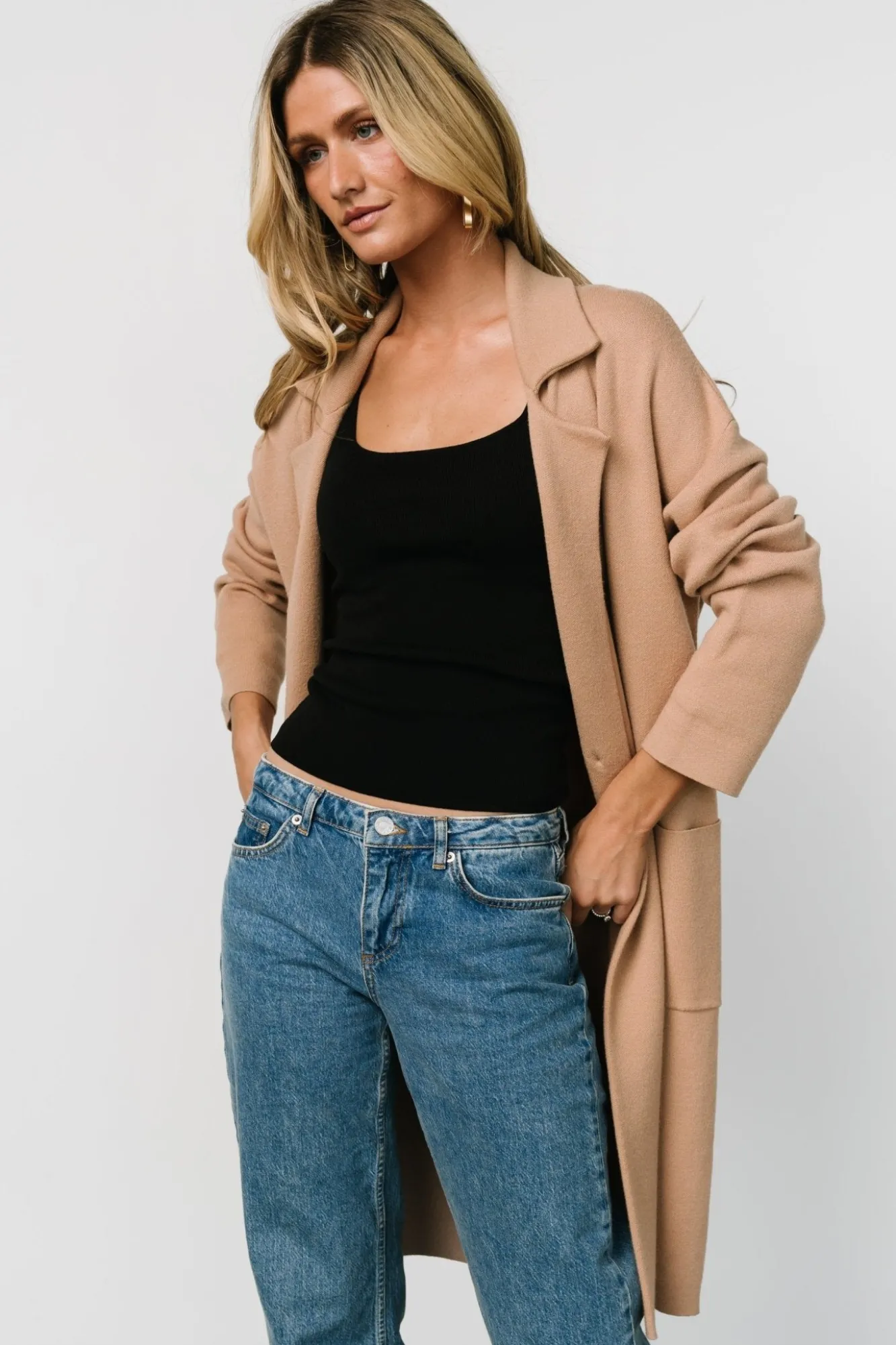 Baltic Born Roland Long Jacket | Light Camel