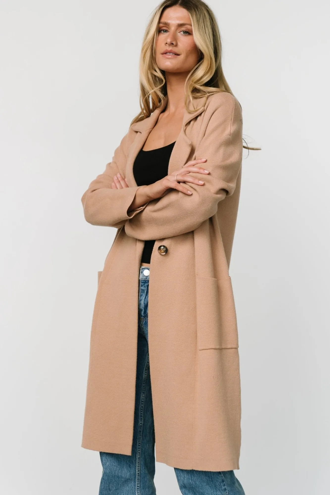 Baltic Born Roland Long Jacket | Light Camel