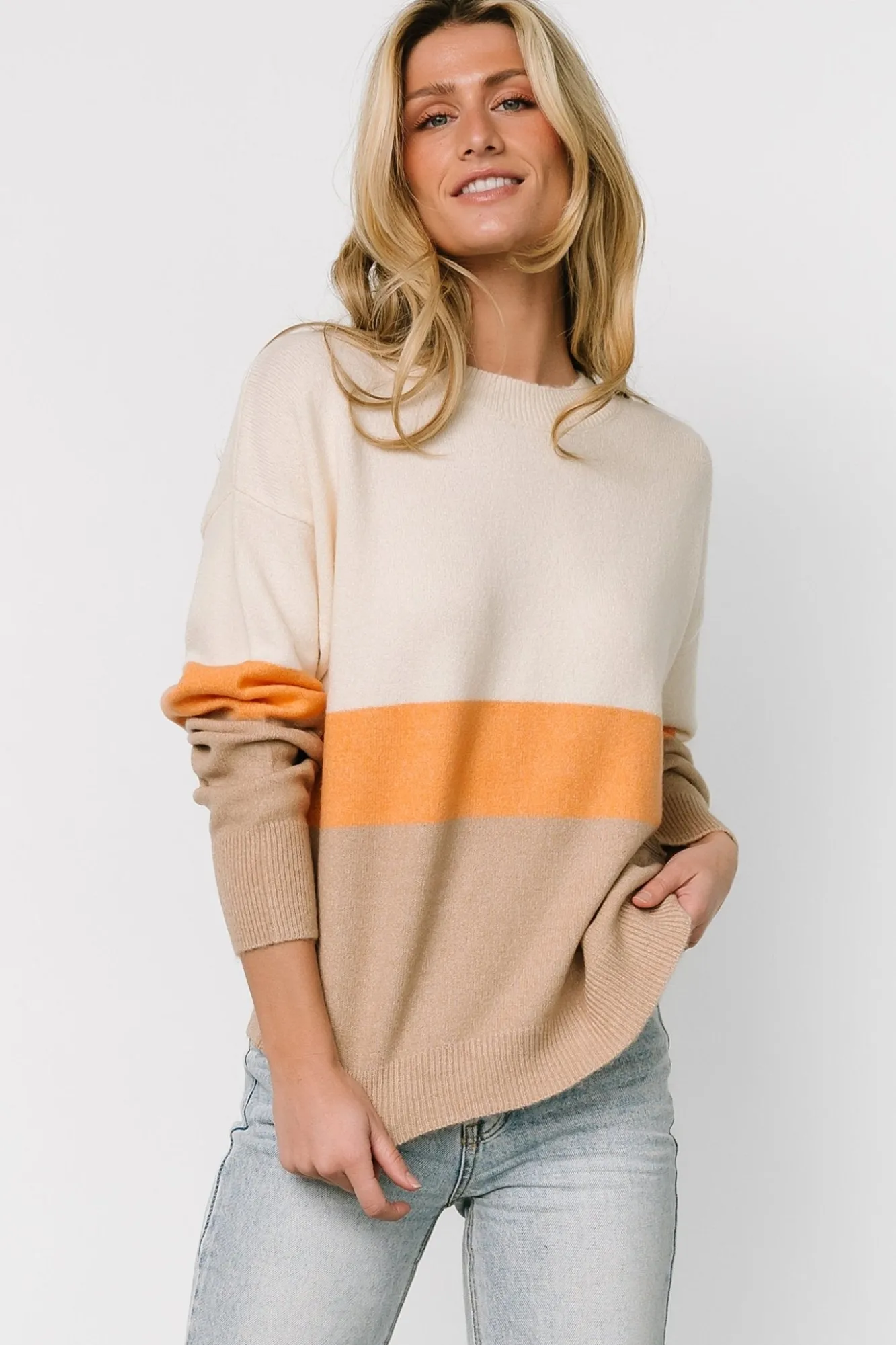 Baltic Born Rooney Sweater | Cream + Oatmeal