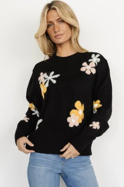 Baltic Born Roxy Sweater | Black Flower