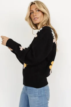 Baltic Born Roxy Sweater | Black Flower