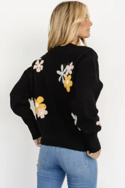 Baltic Born Roxy Sweater | Black Flower