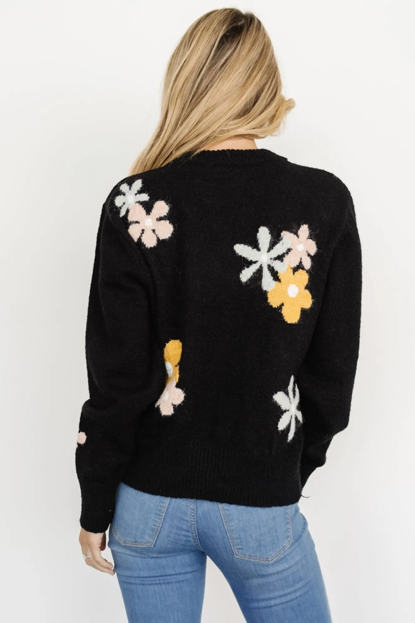 Baltic Born Roxy Sweater | Black Flower