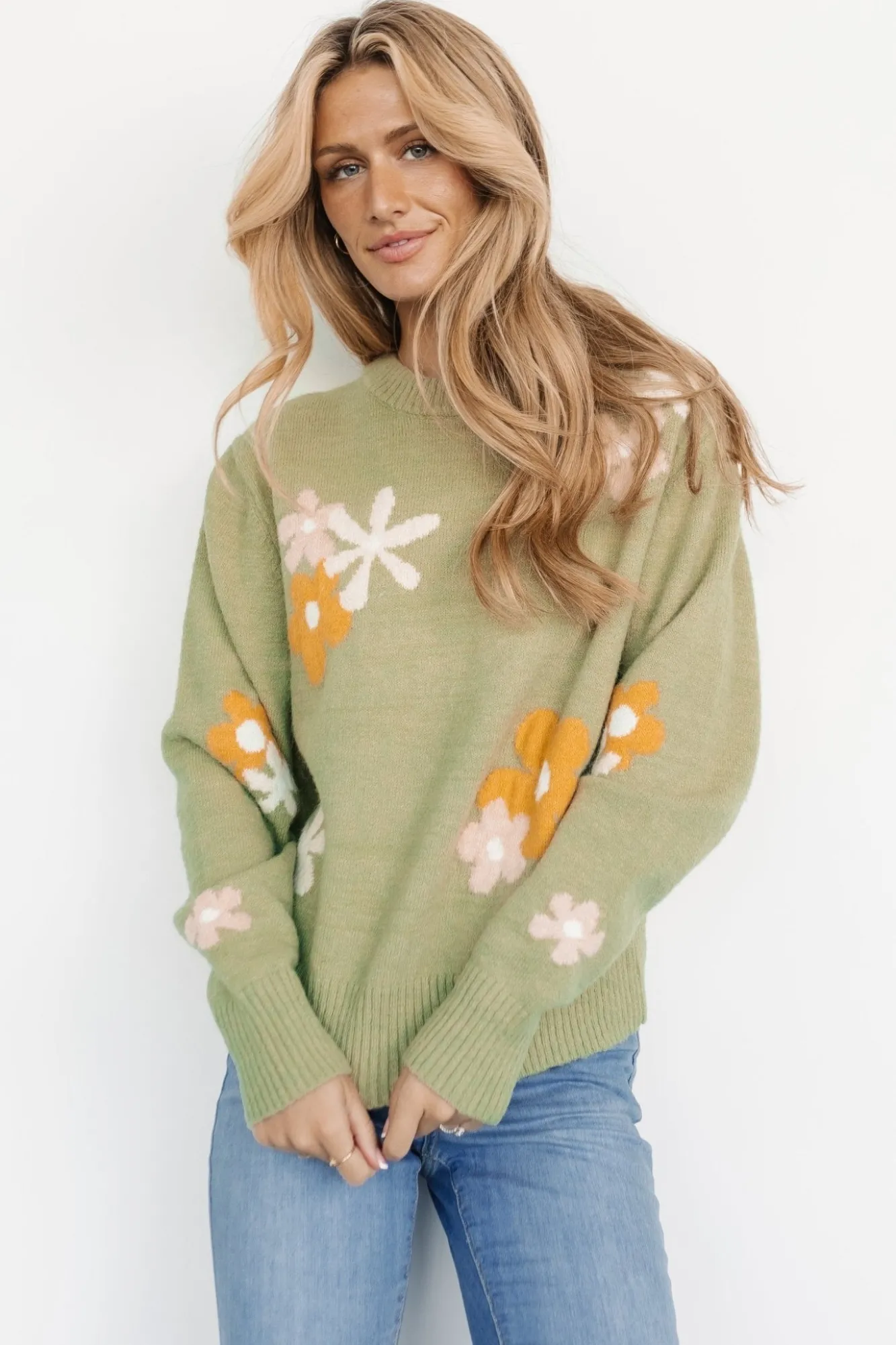 Baltic Born Roxy Sweater | Sage Flower