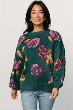 Baltic Born Ryder Sweater | Jade Multi Floral