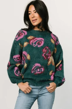 Baltic Born Ryder Sweater | Jade Multi Floral
