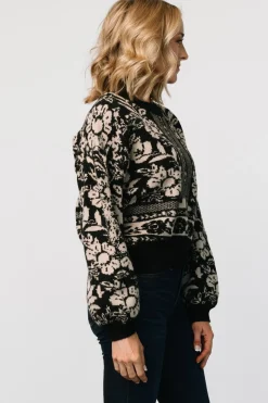 Baltic Born Salzburg Sweater | Black + Natural