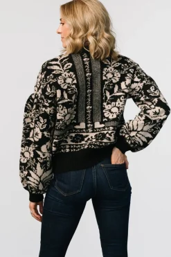 Baltic Born Salzburg Sweater | Black + Natural