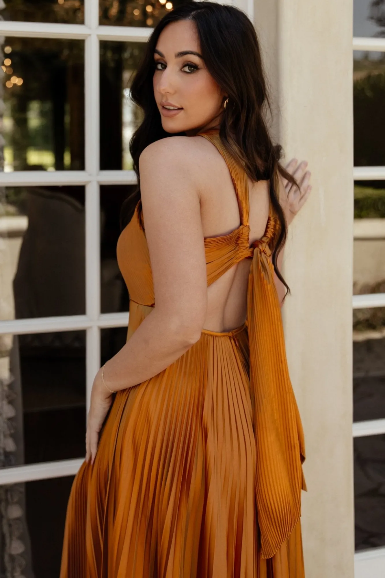 Baltic Born Sandra Pleated Maxi Dress |