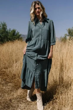Baltic Born Sandy Button Tiered Dress |