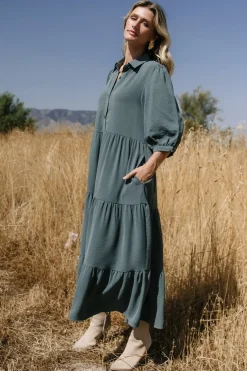 Baltic Born Sandy Button Tiered Dress |