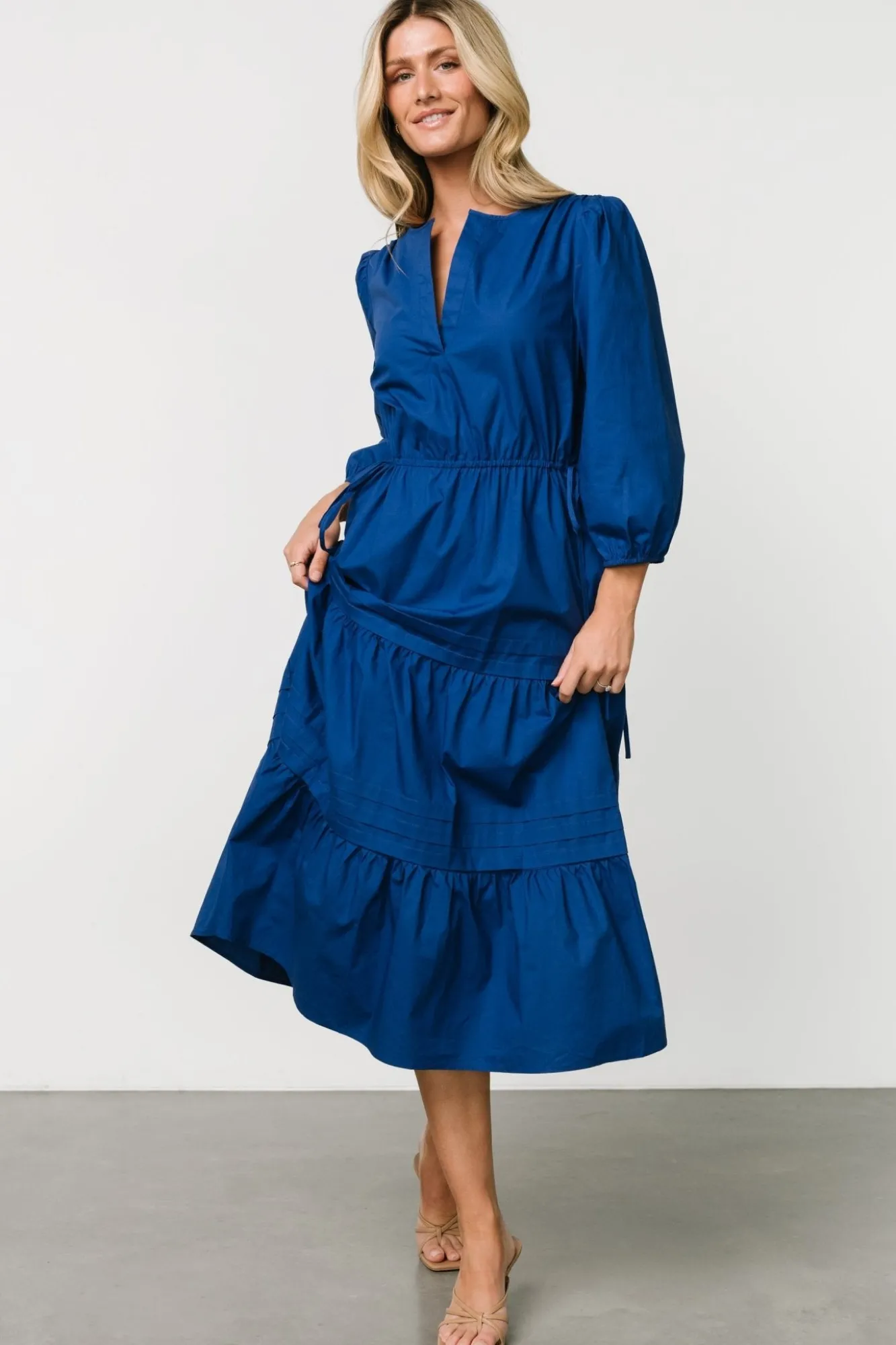 Baltic Born Santa Fe Poplin Midi Dress |
