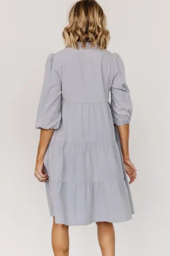 Baltic Born Sari Babydoll Dress | Light Denim