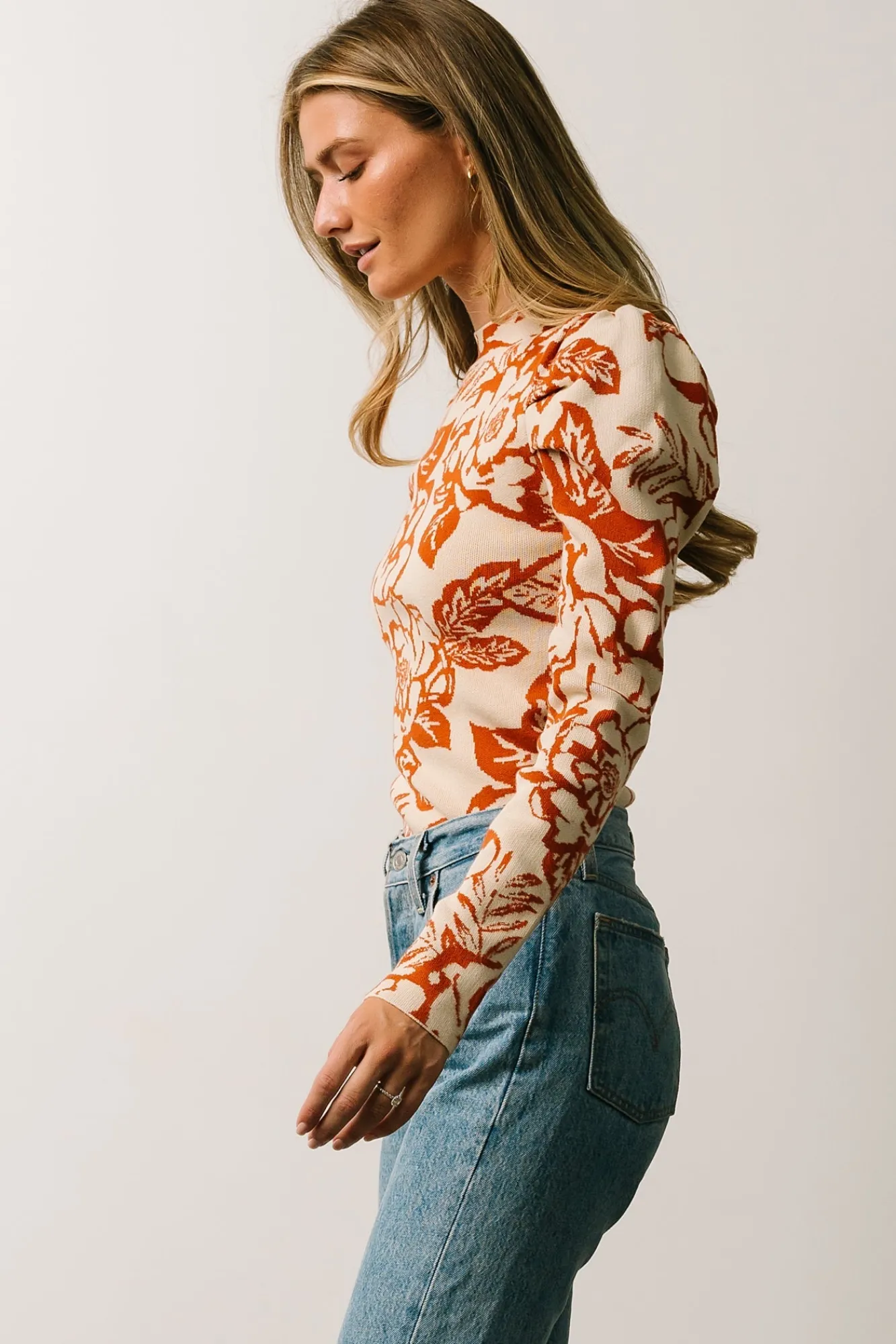 Baltic Born Sebastian Sweater | Rust Multi