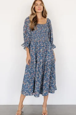 Baltic Born Sedona Smocked Dress | Blue Floral