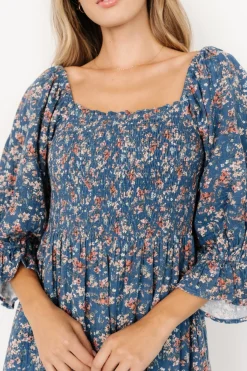 Baltic Born Sedona Smocked Dress | Blue Floral