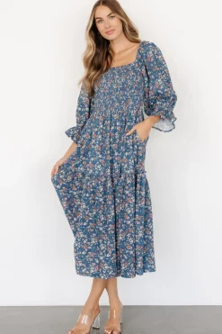 Baltic Born Sedona Smocked Dress | Blue Floral
