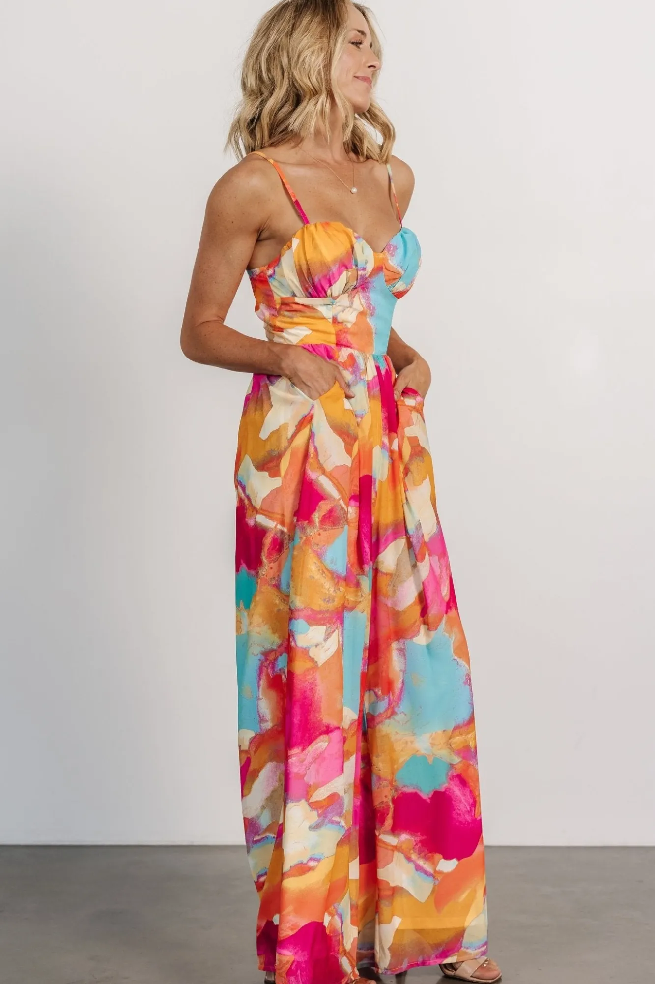 Baltic Born Shea Jumpsuit | Multi Print