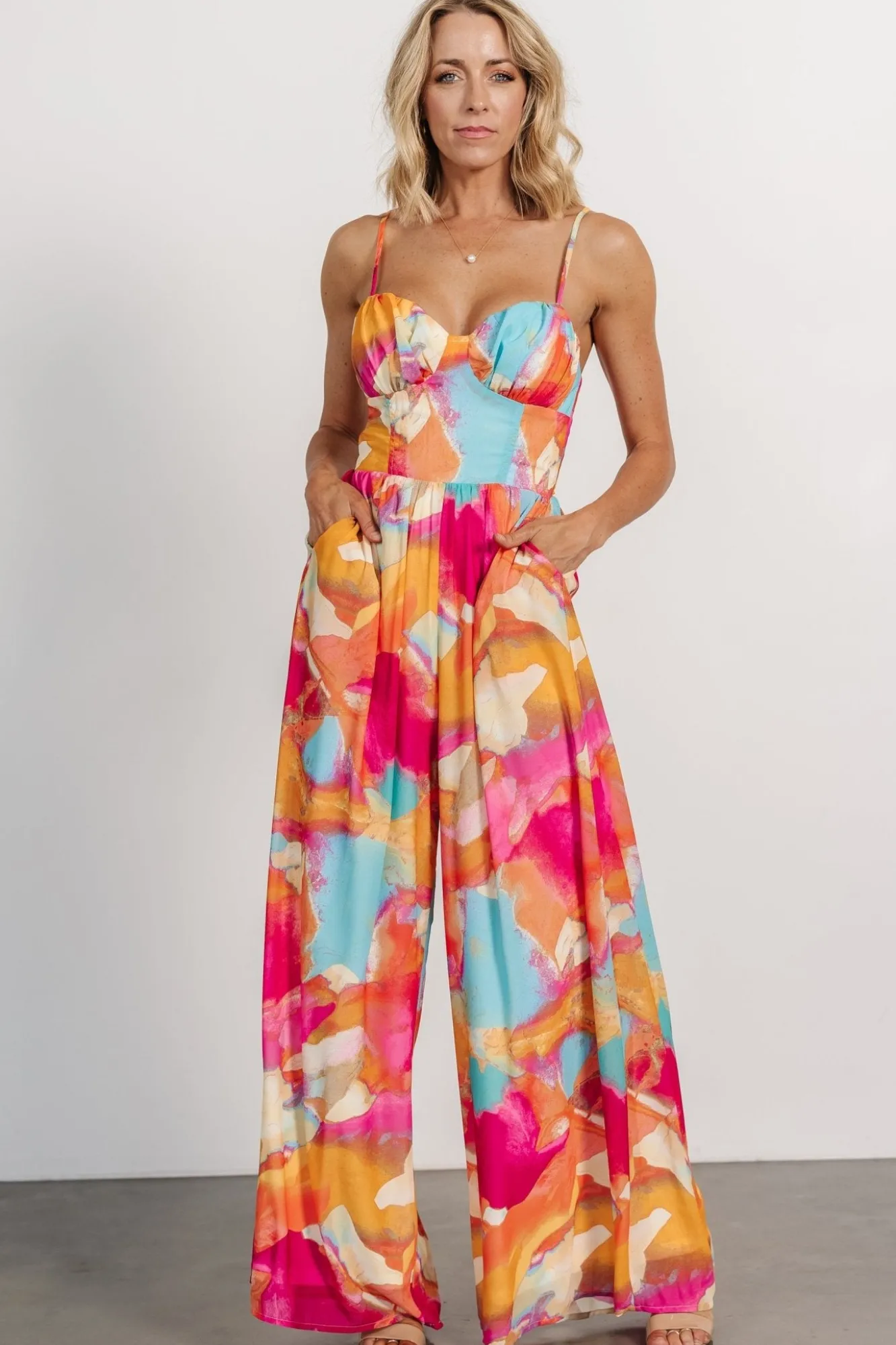 Baltic Born Shea Jumpsuit | Multi Print