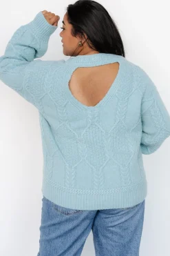 Baltic Born Sheffield Knit Sweater | Light Blue