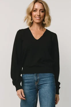 Baltic Born Sheila V Neck Sweater Top |
