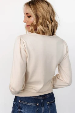 Baltic Born Sheila V Neck Sweater Top |