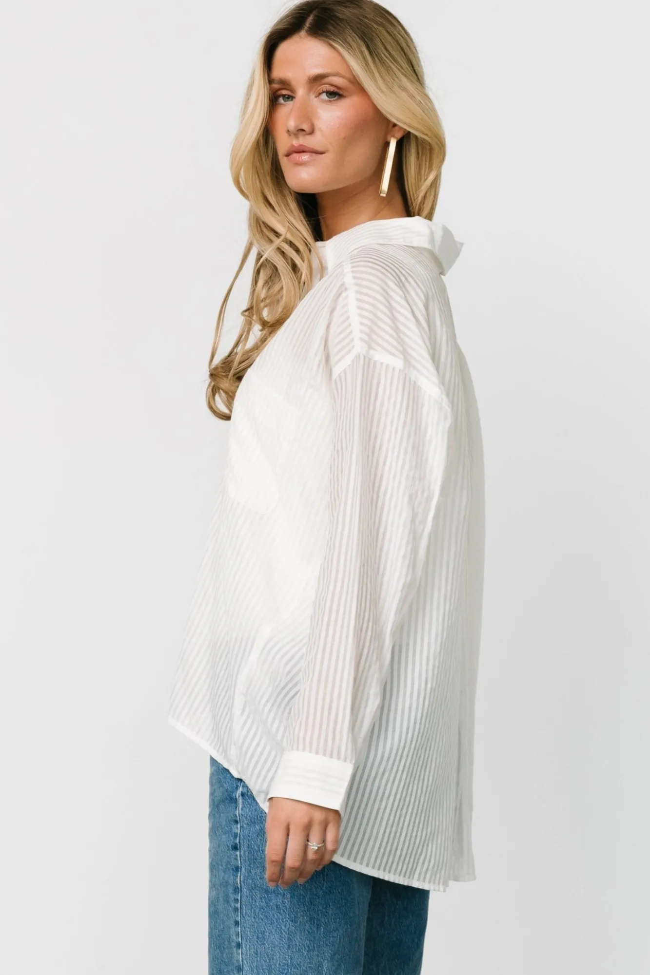 Baltic Born Sheldon Striped Oversized Top |